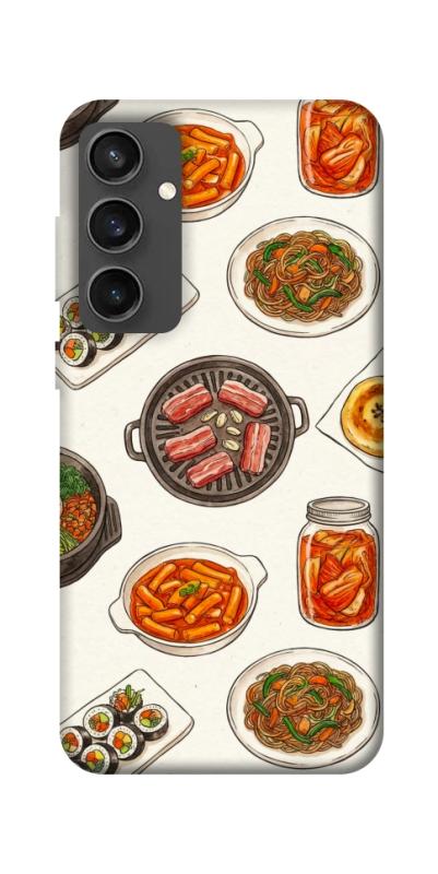 Чехол itsPrint Korean food для Samsung Galaxy S24 FE, еда, купить оптом с доставкой