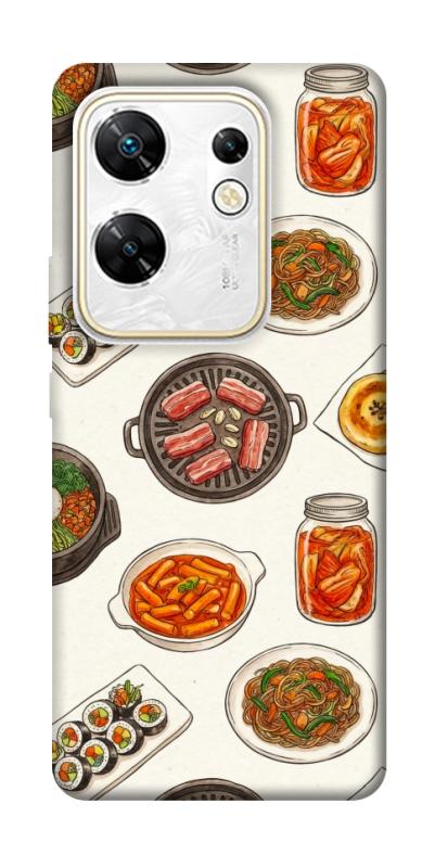 Чохол itsPrint Korean food для Infinix Zero 30 4G, їжа, купити оптом з доставкою