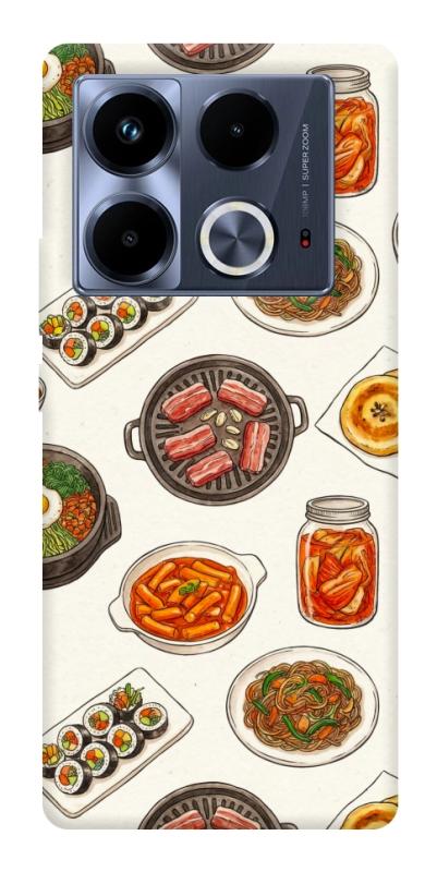 Чехол itsPrint Korean food для Infinix Note 40 4G, еда, купить оптом с доставкой