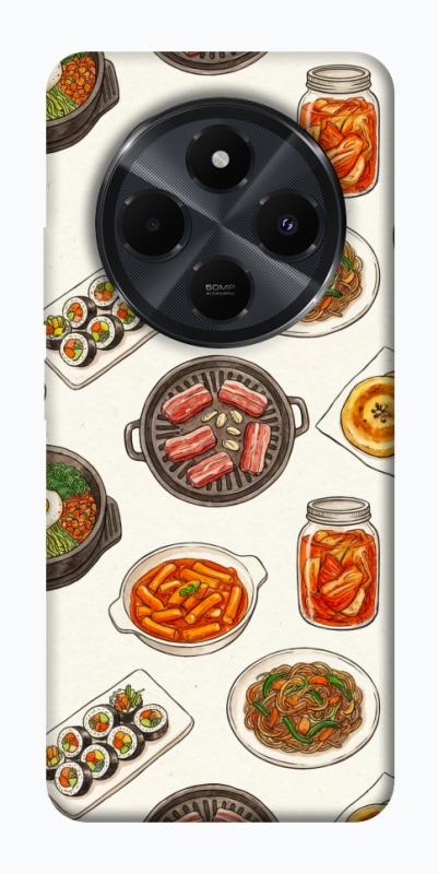 Чехол itsPrint Korean food для Xiaomi Redmi 14C / Poco C75, еда, купить оптом с доставкой