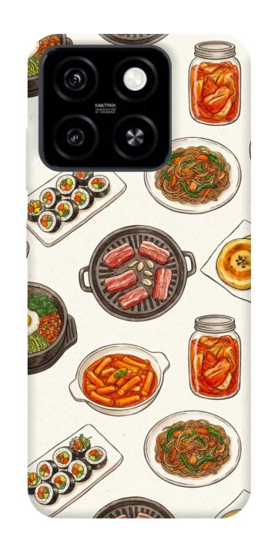 Чехол itsPrint Korean food для ZTE Blade A55 4G, еда, купить оптом с доставкой