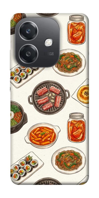 Чехол itsPrint Korean food для Oppo A3 4G, еда, купить оптом с доставкой