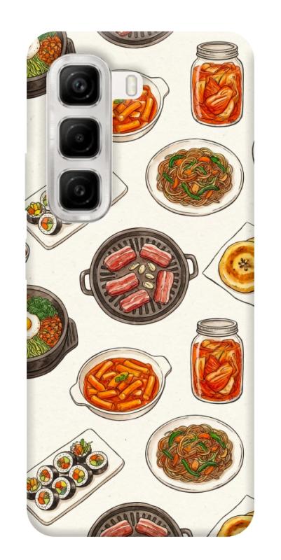 Чехол itsPrint Korean food для Infinix Hot 50 4G, еда, купить оптом с доставкой
