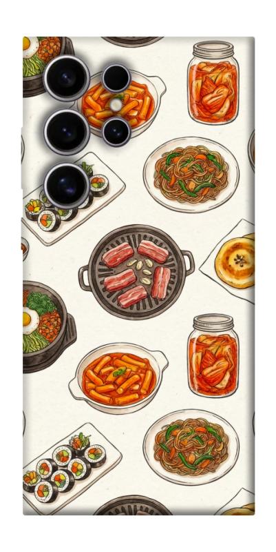 Чехол itsPrint Korean food для Samsung Galaxy S25 Ultra, еда, купить оптом с доставкой