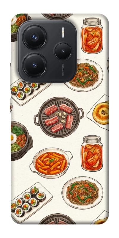 Чехол itsPrint Korean food для Xiaomi Redmi Note 14 5G, еда, купить оптом с доставкой