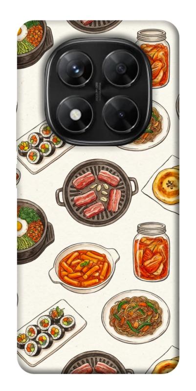 Чехол itsPrint Korean food для Xiaomi Redmi Note 14 Pro 5G, еда, купить оптом с доставкой