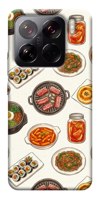 Чехол itsPrint Korean food для Xiaomi 15 Pro, еда, купить оптом с доставкой