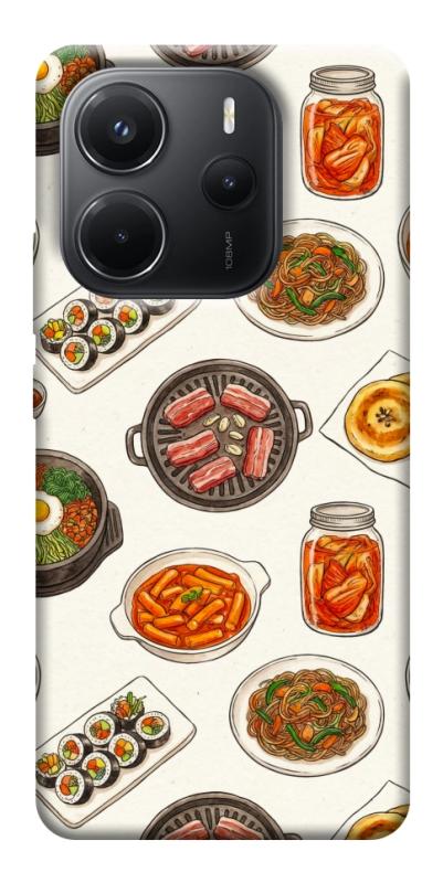 Чехол itsPrint Korean food для Xiaomi Redmi Note 14 4G (Int. version), еда, купить оптом с доставкой