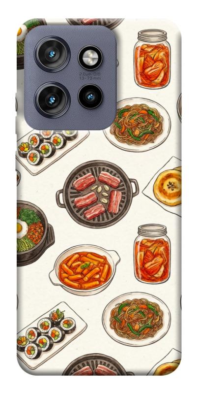 Чехол itsPrint Korean food для Motorola Edge 50 Neo, еда, купить оптом с доставкой