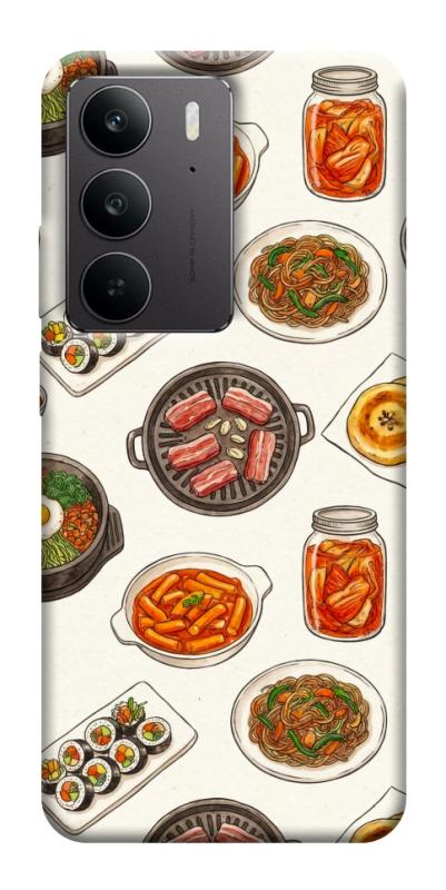 Чехол itsPrint Korean food для Realme C75, еда, купить оптом с доставкой