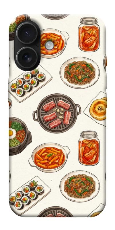 Чехол itsPrint Korean food для Apple iPhone 17 (6.3"), еда, купить оптом с доставкой