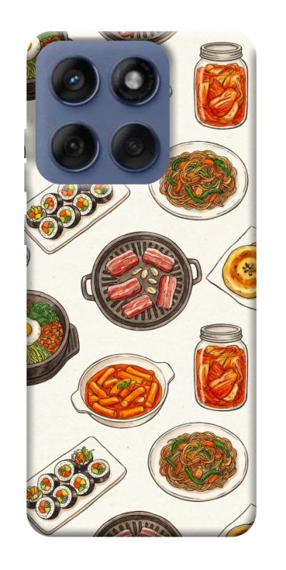 Чехол itsPrint Korean food для Motorola Edge 60 Fusion, еда, купить оптом с доставкой