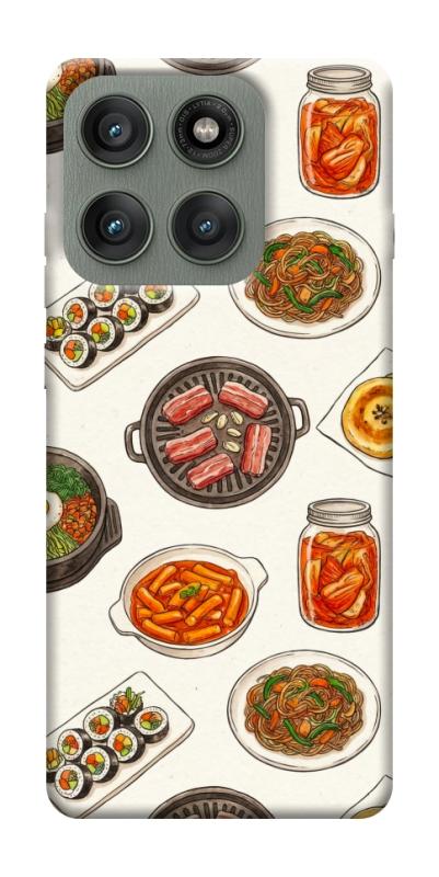 Чехол itsPrint Korean food для Motorola Edge 60 Pro, еда, купить оптом с доставкой