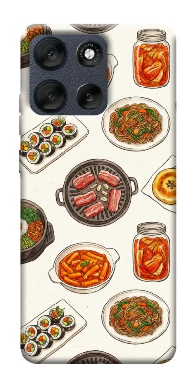 Чехол itsPrint Korean food для Motorola Moto G56 5G, еда, купить оптом с доставкой