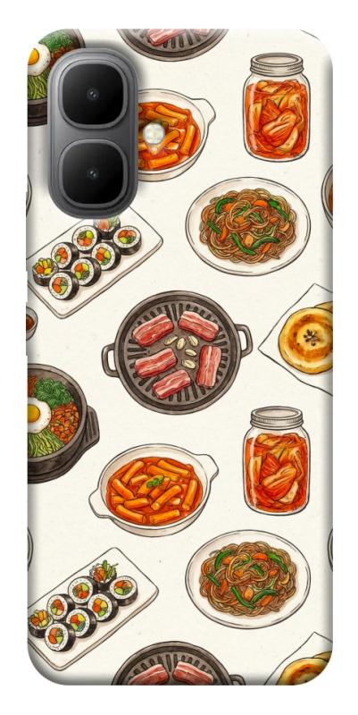 Чехол itsPrint Korean food для Infinix Smart 10, еда, купить оптом с доставкой