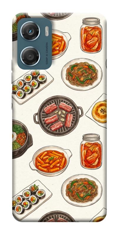 Чехол itsPrint Korean food для Motorola Moto G06, еда, купить оптом с доставкой