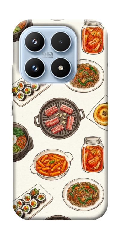 Чехол itsPrint Korean food для Xiaomi 17 Pro, еда, купить оптом с доставкой