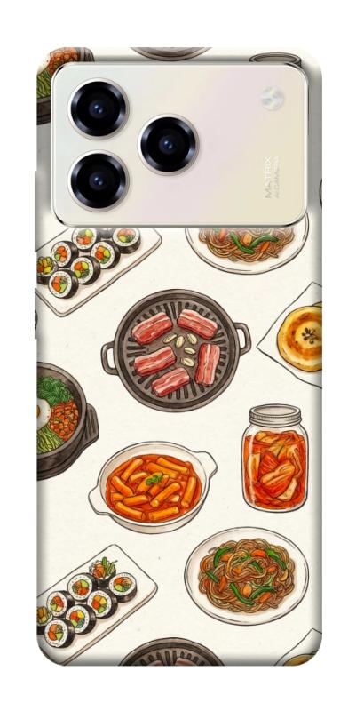 Чехол itsPrint Korean food для ZTE Blade A76, еда, купить оптом с доставкой