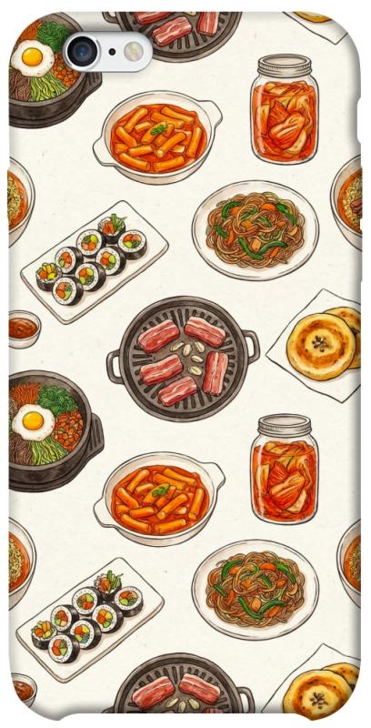 Чехол itsPrint Korean food для Apple iPhone 6/6s (4.7"), еда, купить оптом с доставкой