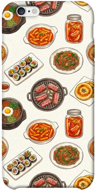 Чехол itsPrint Korean food для Apple iPhone 6/6s plus (5.5"), еда, купить оптом с доставкой