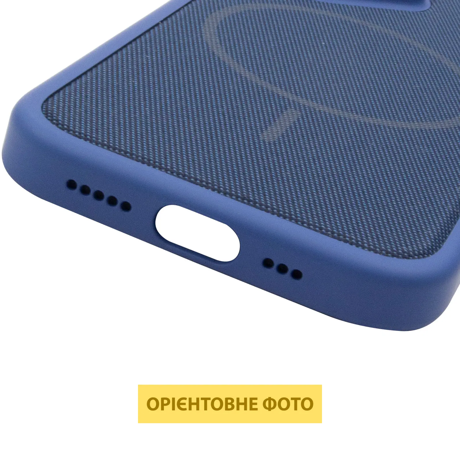 Чехол PC Textile Hybrid with Magnetic Fit для Apple iPhone 15 Pro (6.1"), Blue 4, Ткань, купить оптом с доставкой