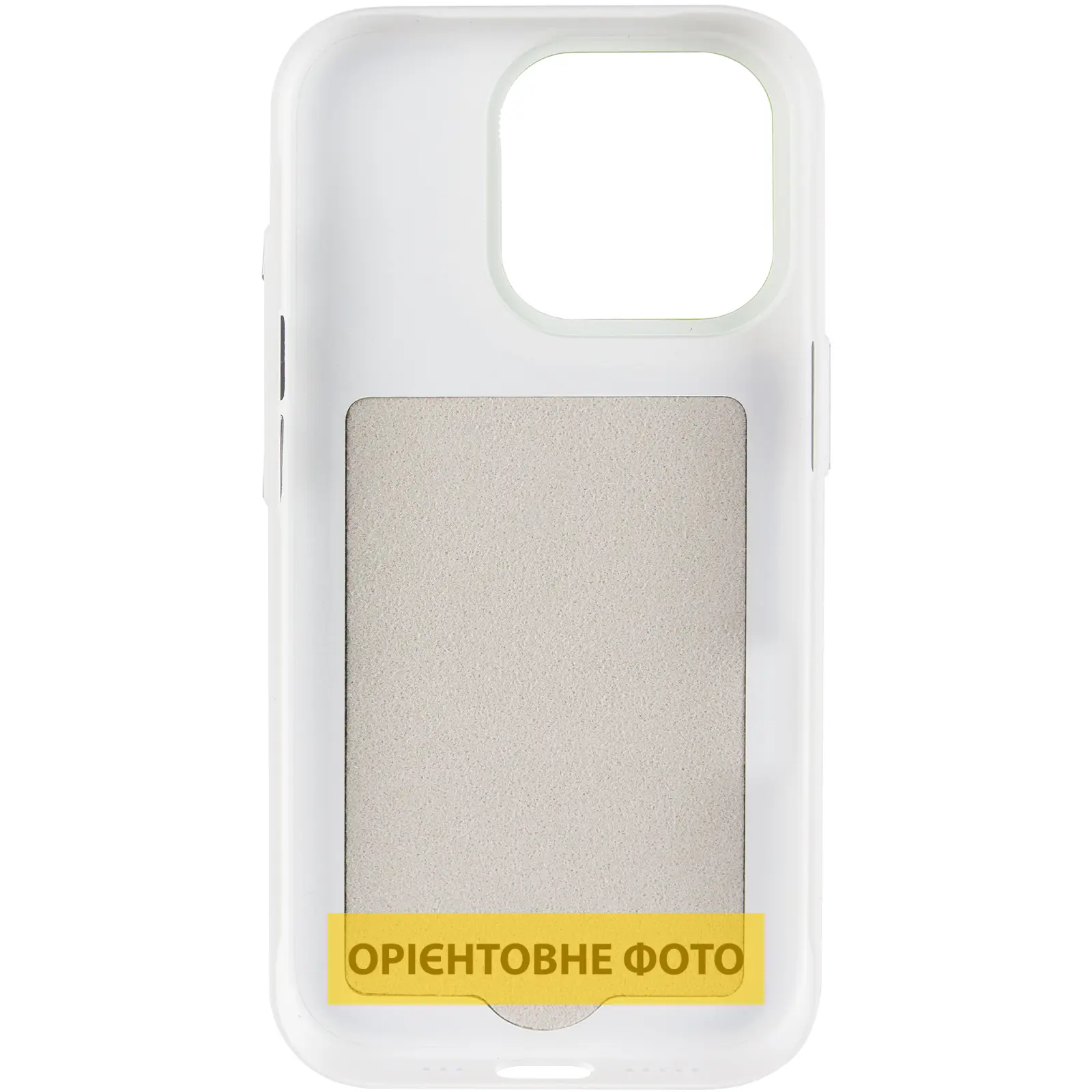 Чехол PC Textile Hybrid with Magnetic Fit для Apple iPhone 15 Pro (6.1"), White / Green 2, Ткань, купить оптом с доставкой