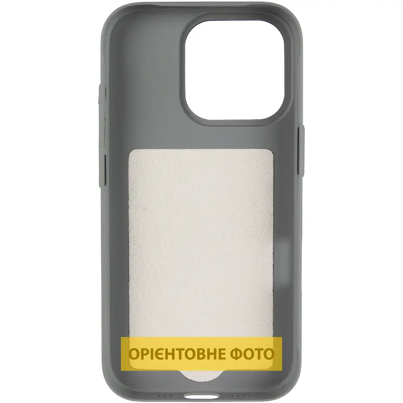 Чохол PC Textile Hybrid with Magnetic Fit для Apple iPhone 15 Pro Max (6.7"), Grey / Black 2, Тканина, купити оптом з доставкою