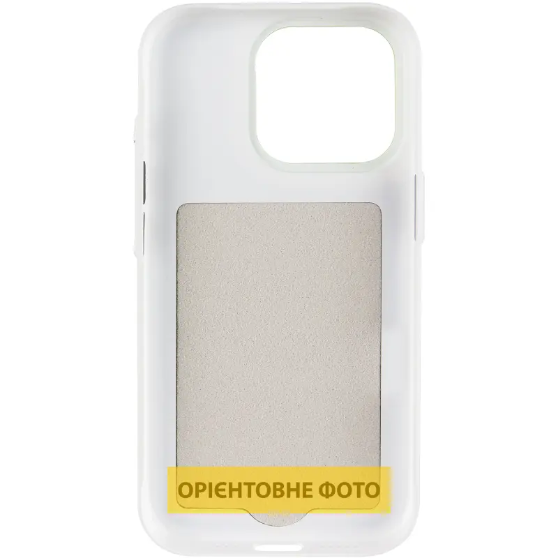 Чохол PC Textile Hybrid with Magnetic Fit для Apple iPhone 15 Pro Max (6.7"), White / Green 2, Тканина, купити оптом з доставкою
