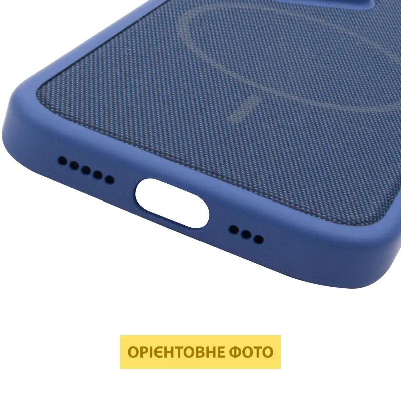 Чехол PC Textile Hybrid with Magnetic Fit для Apple iPhone 16 Pro Max (6.9"), Blue 4, Ткань, купить оптом с доставкой
