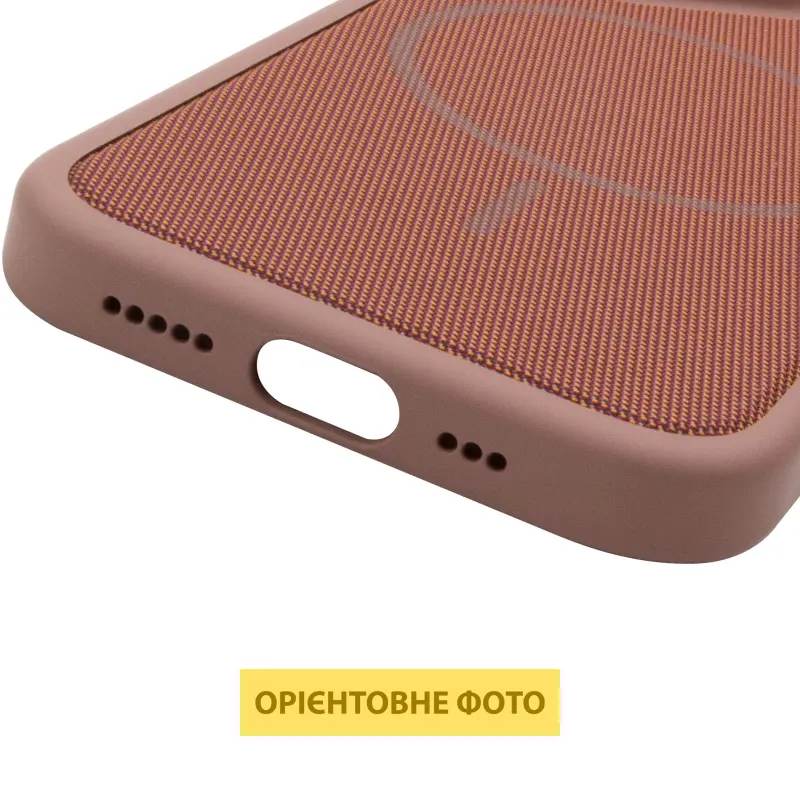 Чехол PC Textile Hybrid with Magnetic Fit для Apple iPhone 16 Pro Max (6.9"), Desert Gold 4, Ткань, купить оптом с доставкой