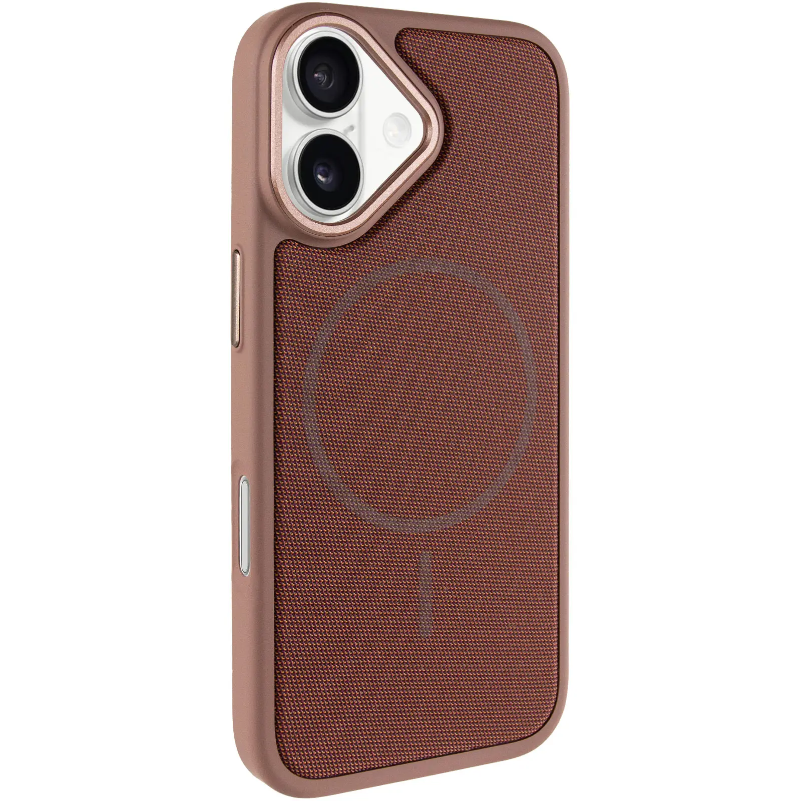 Чохол PC Textile Hybrid with Magnetic Fit для Apple iPhone 17 (6.3"), Desert Gold, Тканина, купити оптом з доставкою