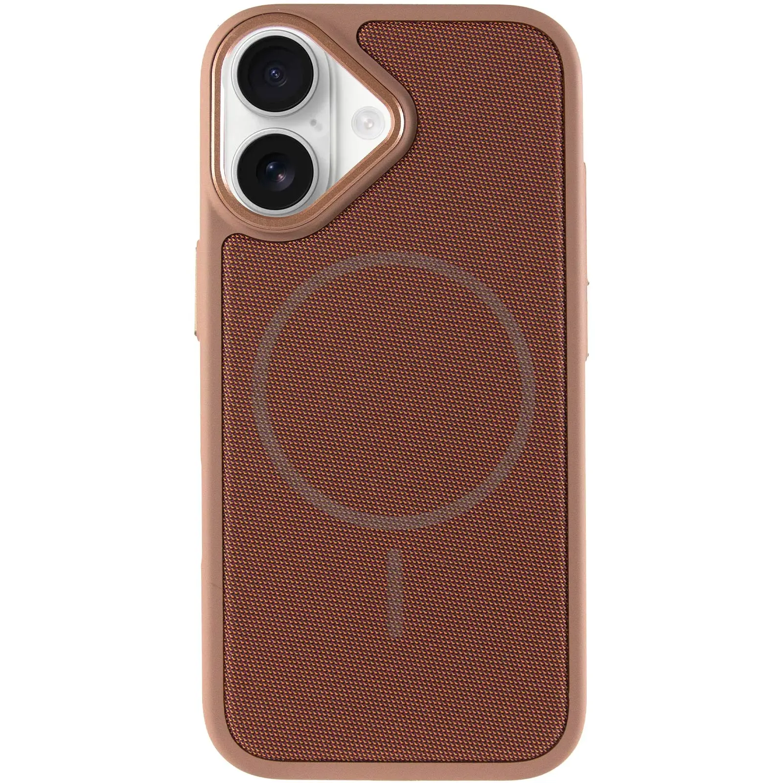 Чохол PC Textile Hybrid with Magnetic Fit для Apple iPhone 17 (6.3"), Desert Gold 1, Тканина, купити оптом з доставкою