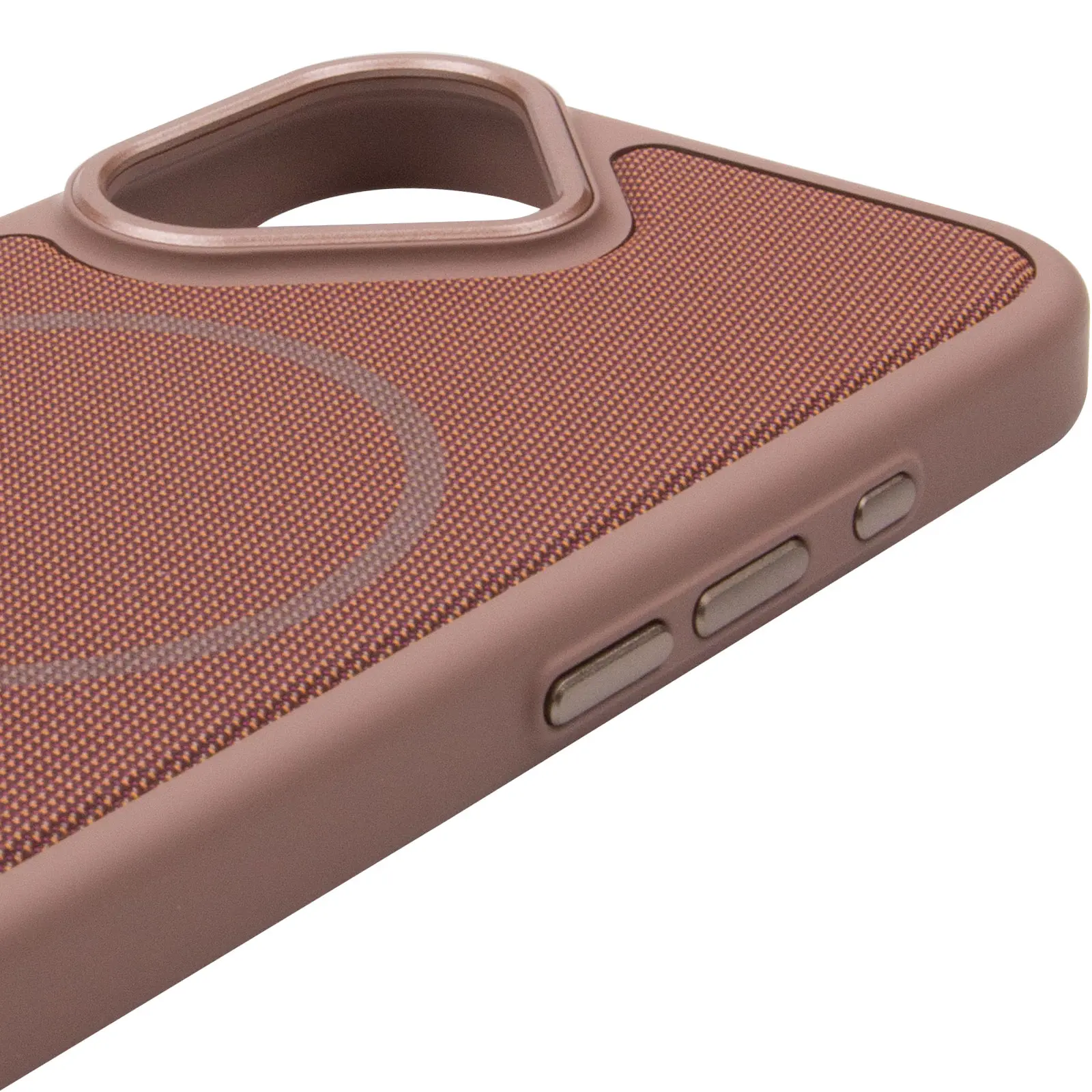 Чохол PC Textile Hybrid with Magnetic Fit для Apple iPhone 17 (6.3"), Desert Gold 3, Тканина, купити оптом з доставкою