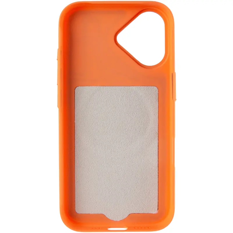 Чохол PC Textile Hybrid with Magnetic Fit для Apple iPhone 17 (6.3"), Orange / Brown 2, Тканина, купити оптом з доставкою