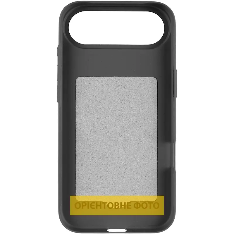 Чехол PC Textile Hybrid with Magnetic Fit для Apple iPhone 17 Air (6.5"), Black / Purple 2, Ткань, купить оптом с доставкой