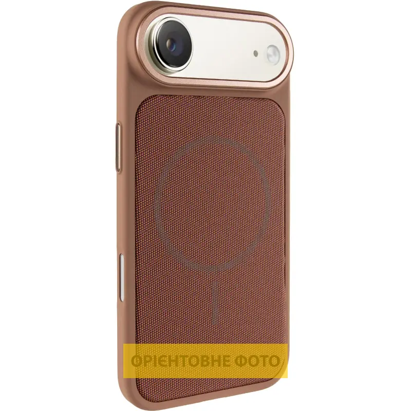 Чехол PC Textile Hybrid with Magnetic Fit для Apple iPhone 17 Air (6.5"), Desert Gold, Ткань, купить оптом с доставкой