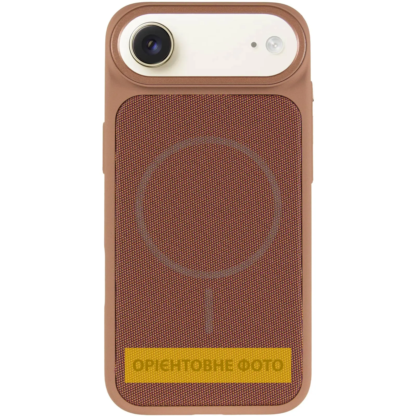 Чехол PC Textile Hybrid with Magnetic Fit для Apple iPhone 17 Air (6.5"), Desert Gold 1, Ткань, купить оптом с доставкой