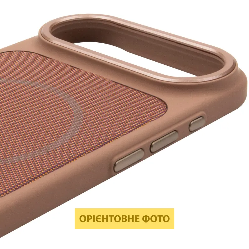 Чехол PC Textile Hybrid with Magnetic Fit для Apple iPhone 17 Air (6.5"), Desert Gold 3, Ткань, купить оптом с доставкой