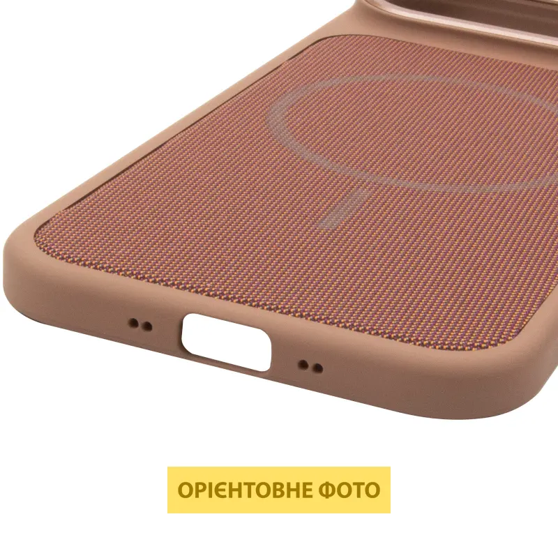 Чехол PC Textile Hybrid with Magnetic Fit для Apple iPhone 17 Air (6.5"), Desert Gold 4, Ткань, купить оптом с доставкой