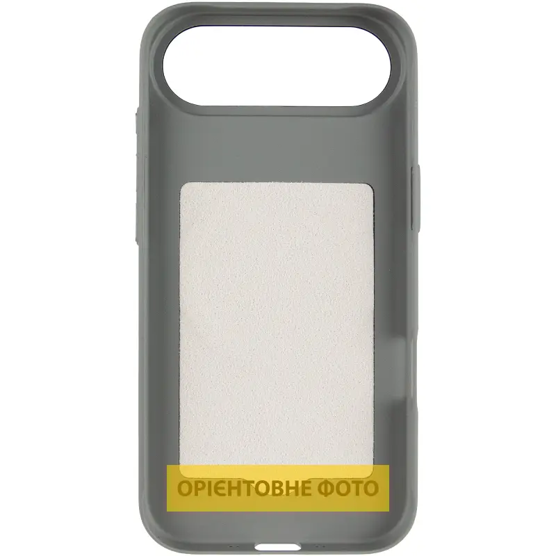 Чехол PC Textile Hybrid with Magnetic Fit для Apple iPhone 17 Air (6.5"), Grey / Black 2, Ткань, купить оптом с доставкой