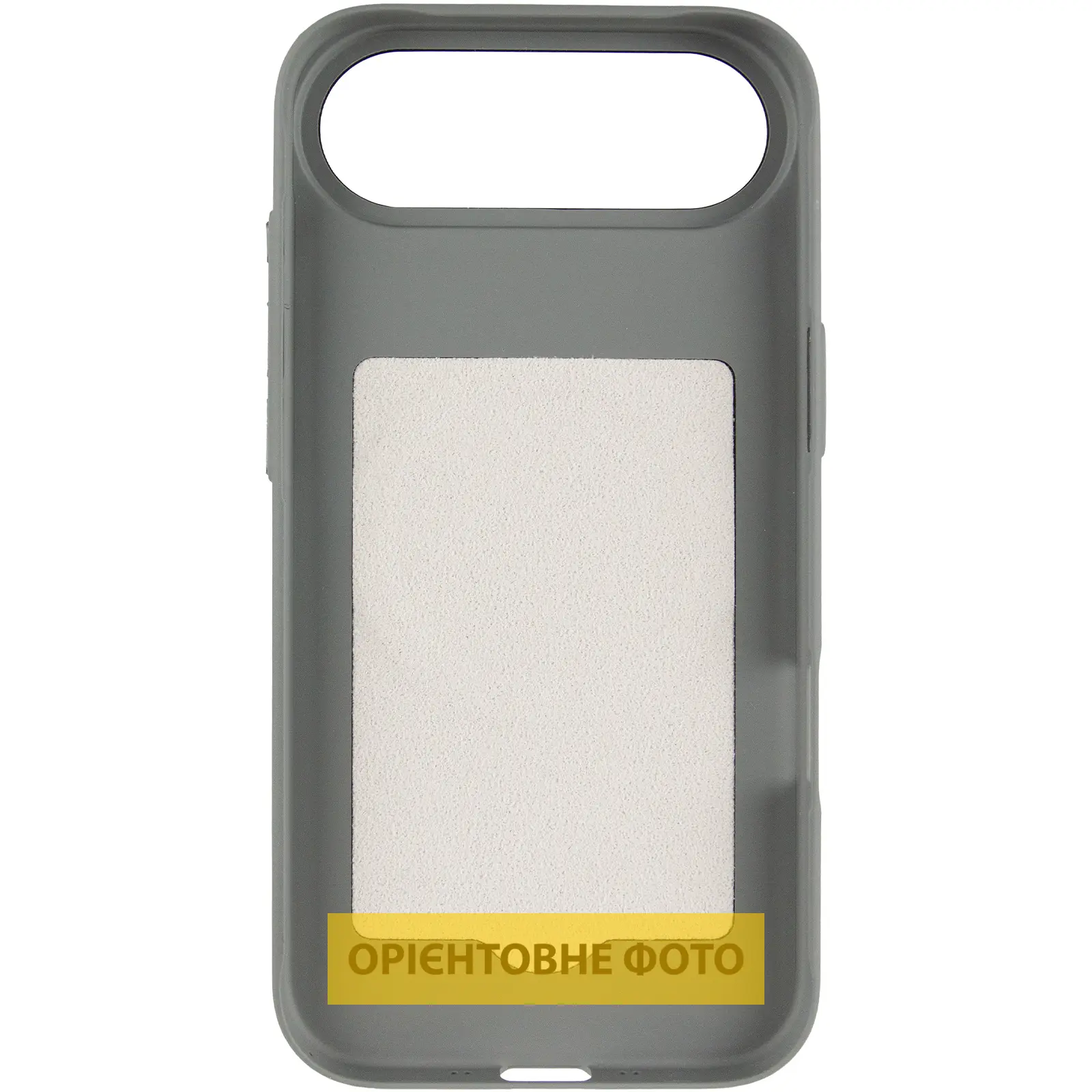 Чехол PC Textile Hybrid with Magnetic Fit для Apple iPhone 17 Air (6.5"), Grey / Black 2, Ткань, купить оптом с доставкой