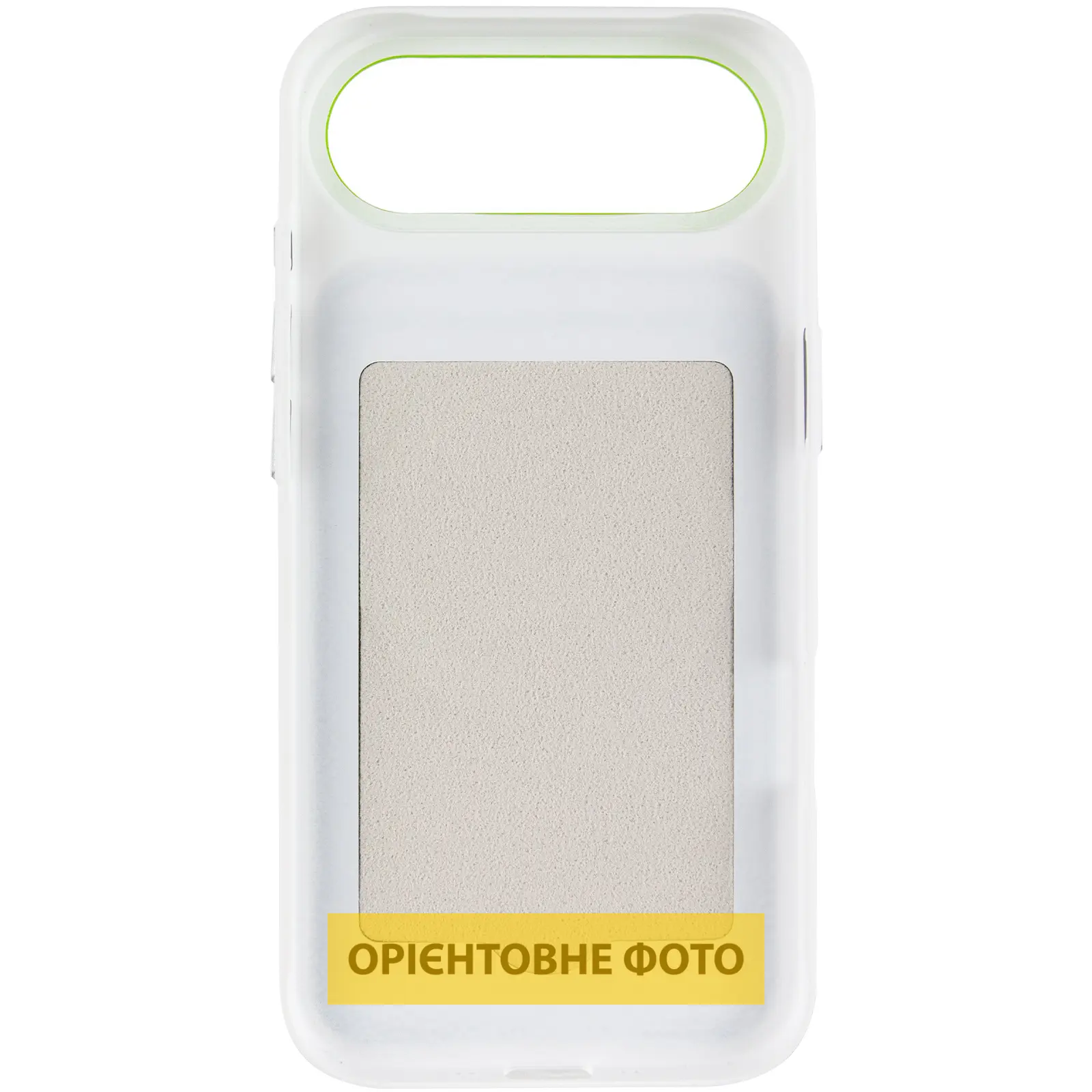 Чехол PC Textile Hybrid with Magnetic Fit для Apple iPhone 17 Air (6.5"), White / Green 2, Ткань, купить оптом с доставкой