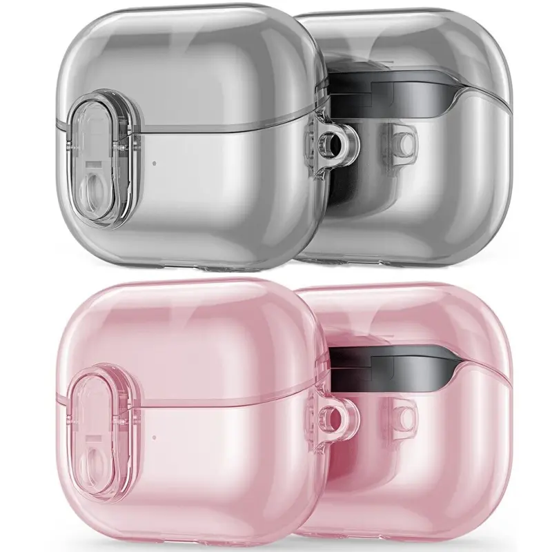 Ударопрочный футляр Dux Ducis Transparent Case для Samsung Galaxy Buds 3 / 3 Pro, TPU+PC, купить оптом с доставкой