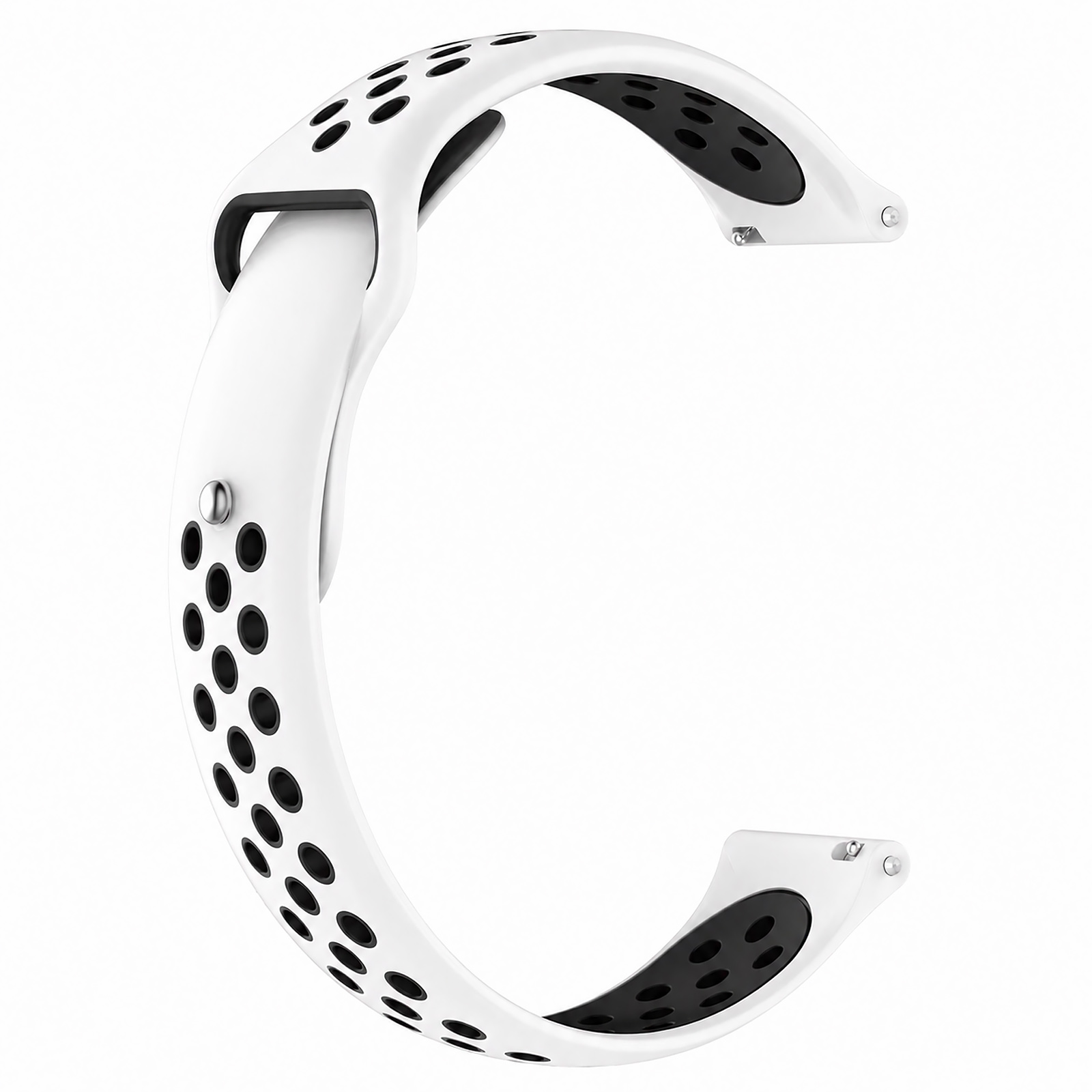 Силиконовый ремешок Active Air для Smart Watch 22mm, White / Black, Силикон (TPU), купить оптом с доставкой