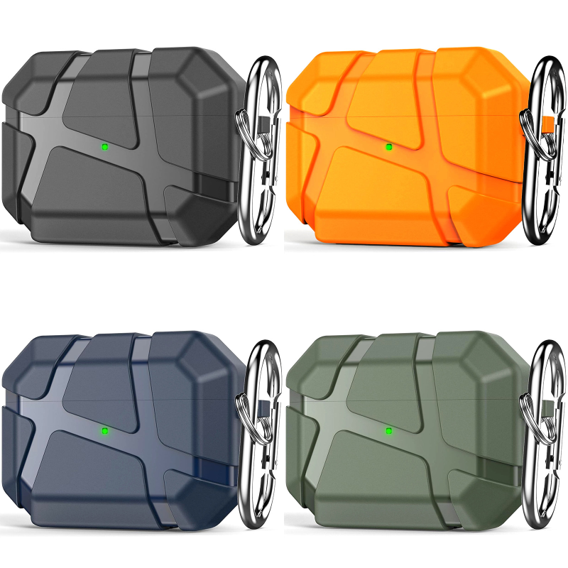 Уценка Ударопрочный футляр Titan Armor для наушников Airpods Pro 2 / Pro, Пластик, купить оптом с доставкой