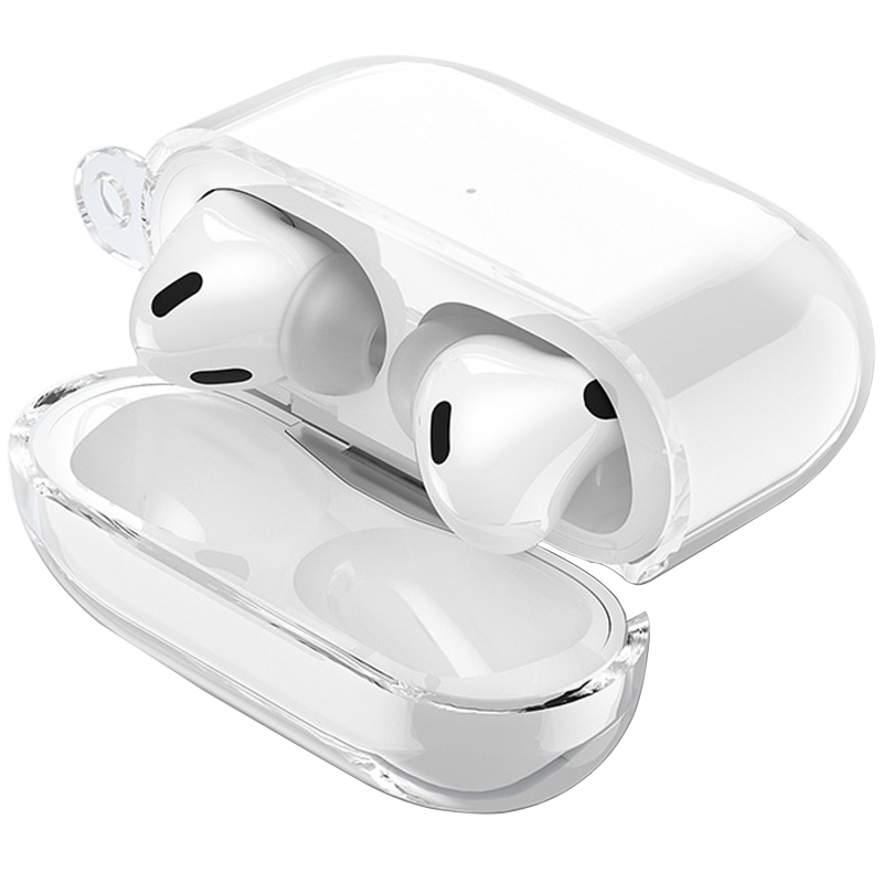 Футляр Crystal Case для навушників Airpods Pro, Clear 1, Силікон, купити оптом з доставкою