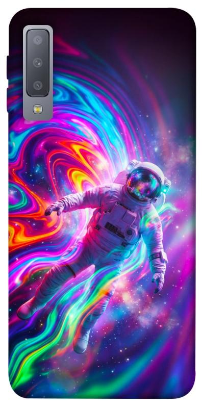 Чехол itsPrint Astronaut fly для Samsung A750 Galaxy A7 (2018), космос, купить оптом с доставкой