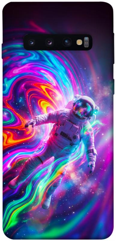 Чехол itsPrint Astronaut fly для Samsung Galaxy S10, космос, купить оптом с доставкой