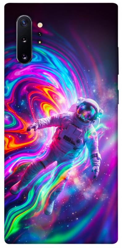 Чехол itsPrint Astronaut fly для Samsung Galaxy Note 10 Plus, космос, купить оптом с доставкой