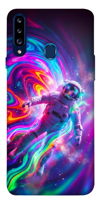 Чехол itsPrint Astronaut fly для Samsung Galaxy A20s, космос, купить оптом с доставкой